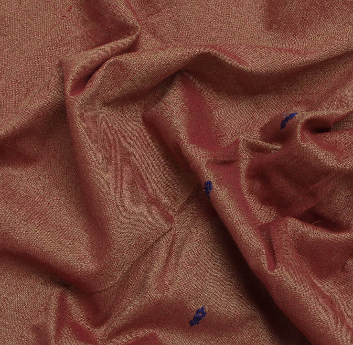 Sushila Vintage Brown Saree Pure Cotton Hand Woven Ikat Patola Sari Craft Fabric