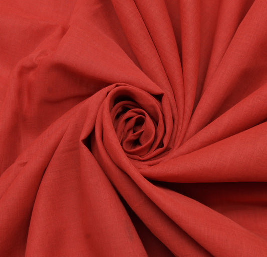 Sushila Vintage Redis Pink Saree Pure Cotton Woven Sari Decor Craft Fabric