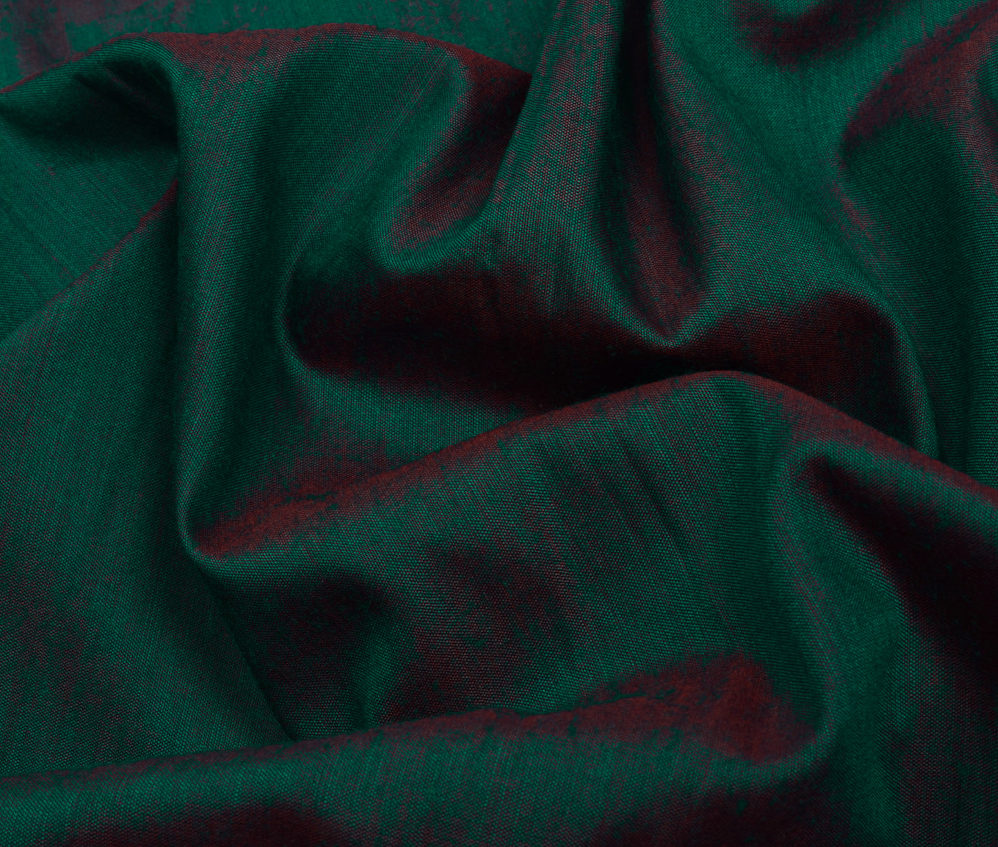 Sushila Vintage Teal Green Indian Saree Blend Silk Woven Sari Craft Fabric