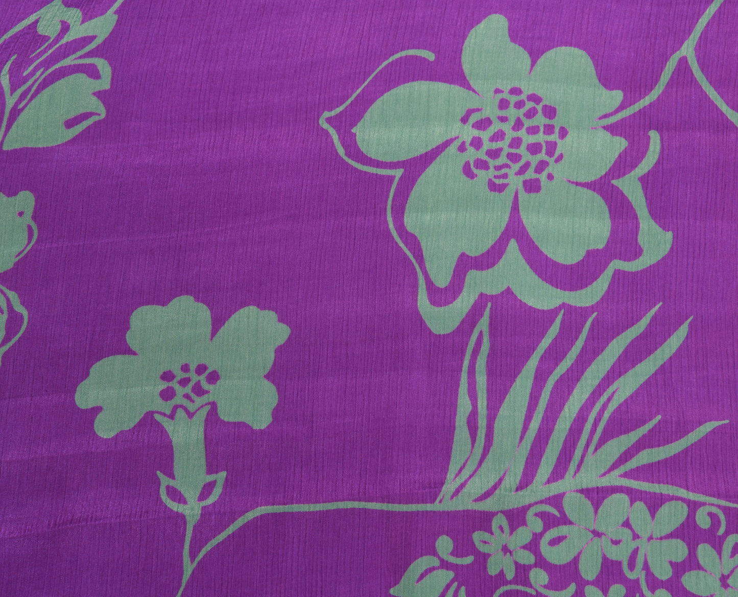 Sushila Vintage Silk Saree Magic Wrap Reversible Skirt Beach Dress Purple Hippie