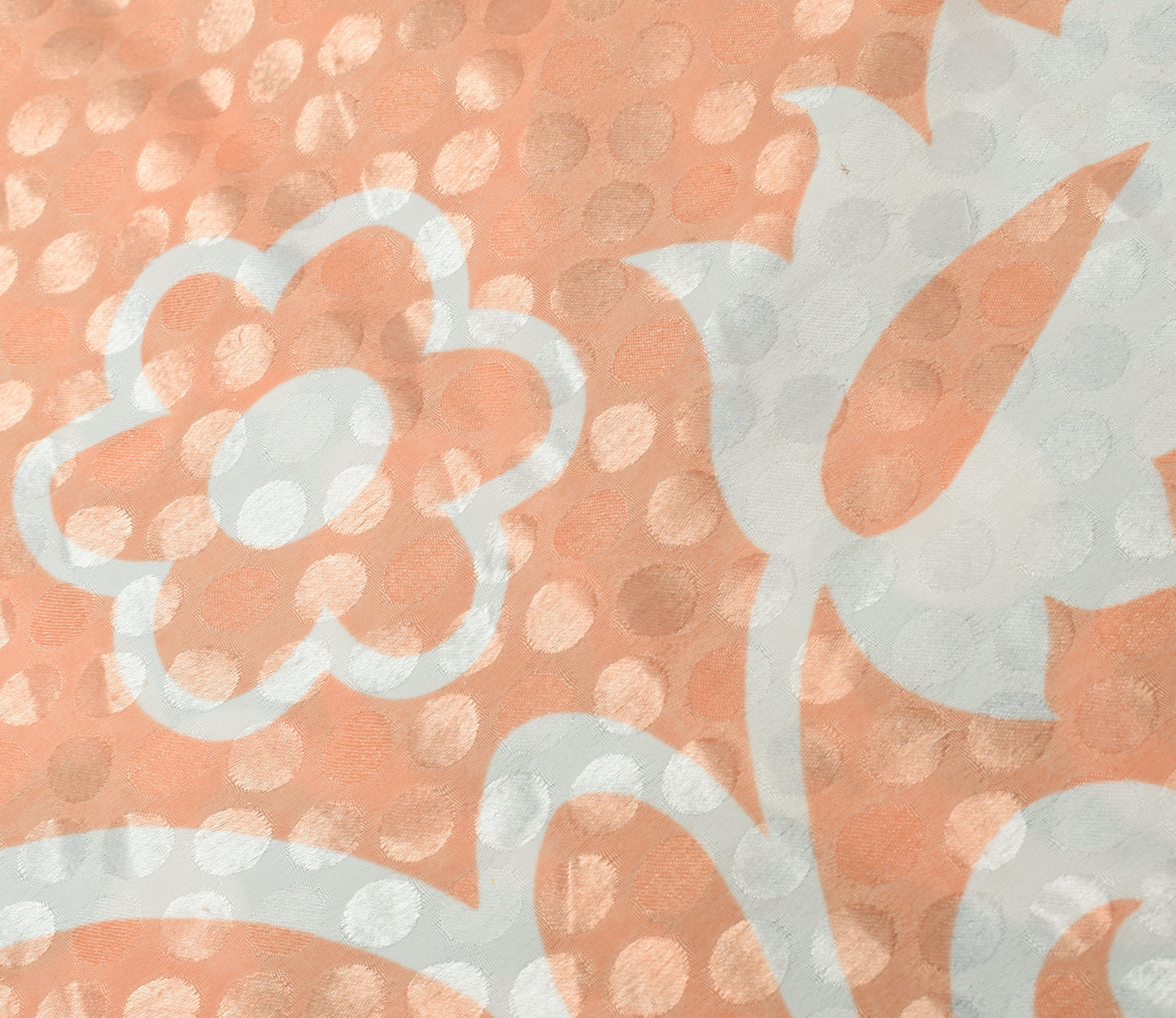 Sushila Vintage Silk Saree Magic Wrap Reversible Skirt Beach Dress Peach & Blue