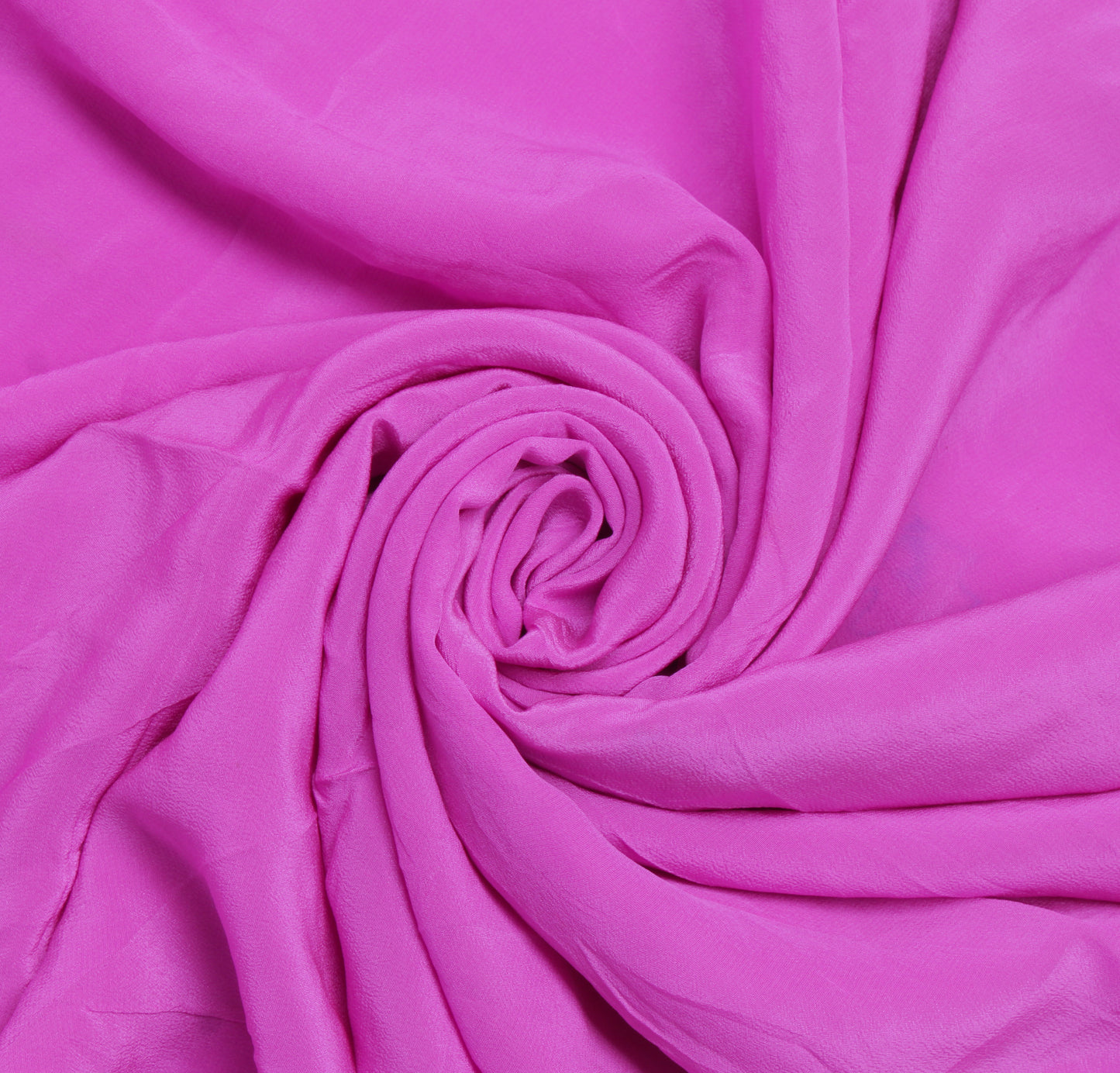 Sushila Vintage Pink Sari Remnant Scrap Pure Crepe Zari Embroidered Craft Fabric