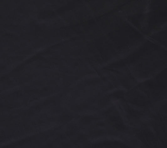 Sushila Vintage Dark Gray Sari Remnant Scrap Blend Crepe Silk Craft Fabric