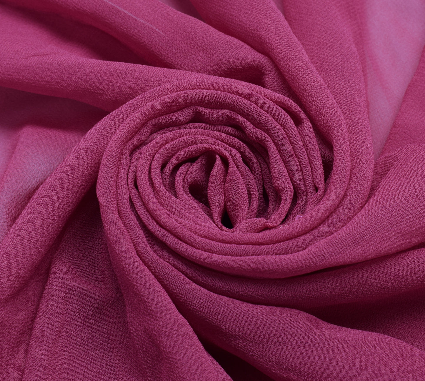 Sushila Vintage Purple Sari Remnant Scrap Pure Georgette Emboidered Craft Fabric