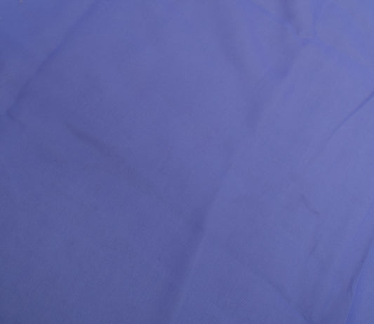 Sushila Vintage Grayish Blue Sari Remnant Scrap Blend Georgette Craft Fabric