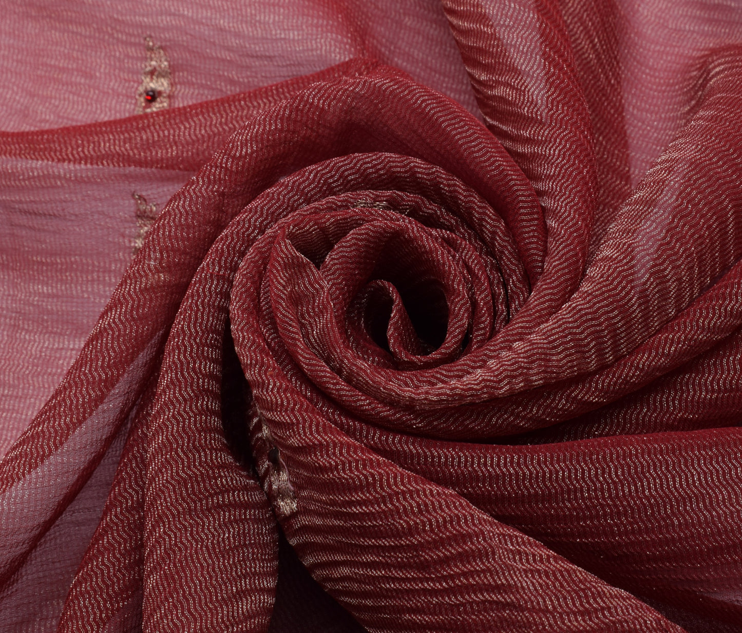 Sushila Vintage Indian Sari Remnant Scrap 100% Pure Silk Craft Craft Fabric