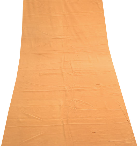 Sushila Vintage 100% Pure Crepe Sari Remnant Scrap Multi Purpose Craft Fabric