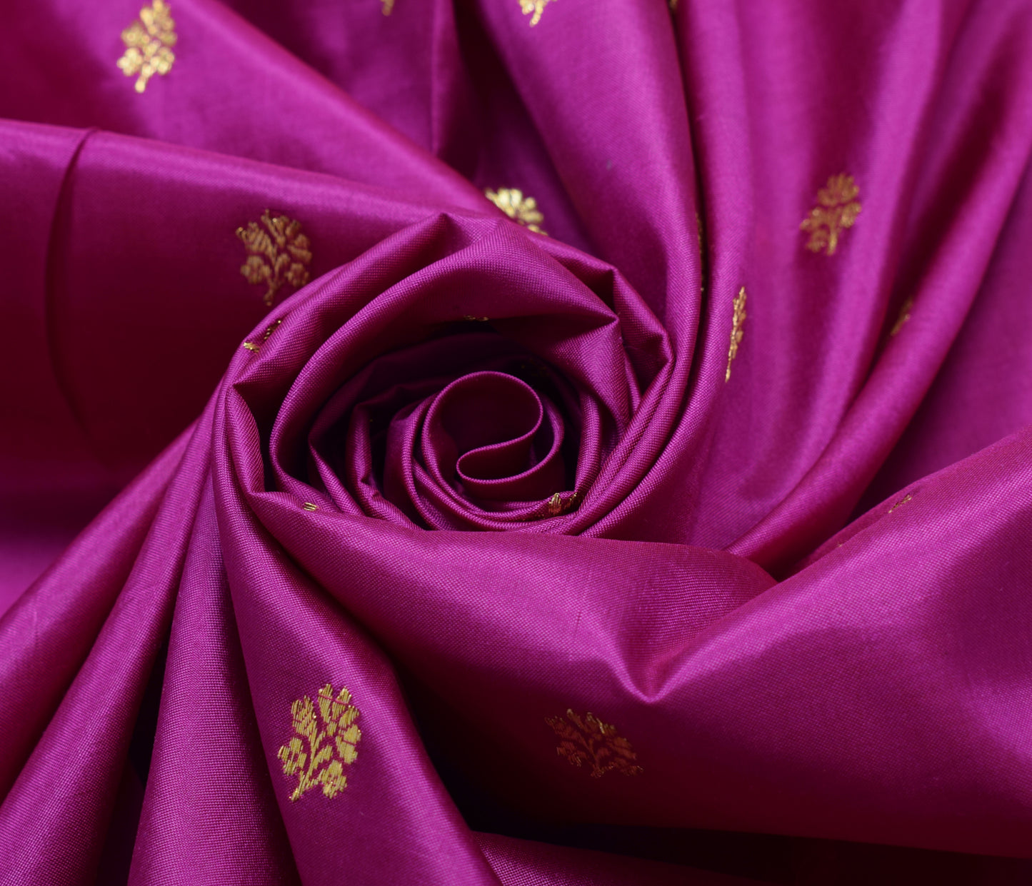 Sushila Vintage Purple Sari Remnant Scrap Multi Purpose Woven Silk Craft Fabric