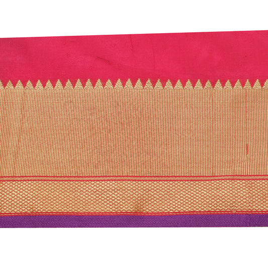 Sushila Vintage Golden Saree Border Indian Craft Sewing Trim Woven Lace Ribbon