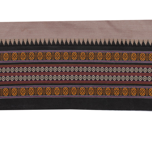 Sushila Vintage Black Saree Border Indian Craft Sewing Trim Woven Lace Ribbon