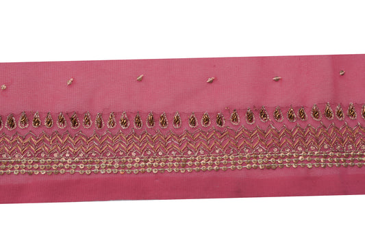 Sushila Vintage Saree Border Indian Craft Sewing Trim Embroidered Lace Ribbon