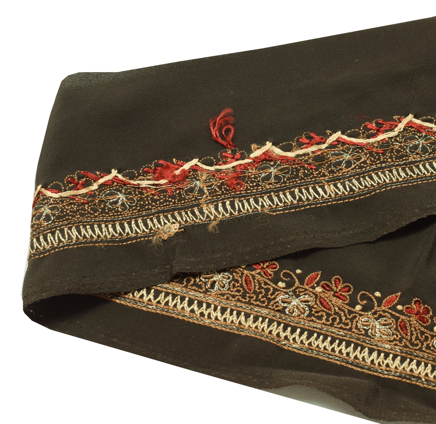 Sushila Vintage Saree Border Indian Craft Sewing Trim Embroidered Lace Ribbon