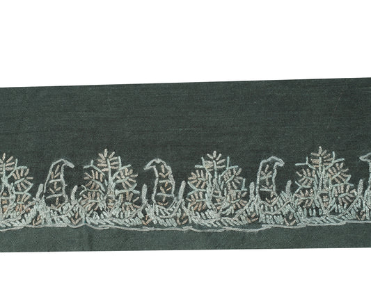Sushila Vintage Cotton Saree Border Indian Craft Sewing Trim Embroidered Ribbon