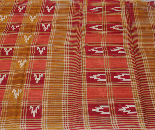 Sushila Vintage Multi-Color 100% Saree Pure Cotton Printed 5 Yard Craft Fabric