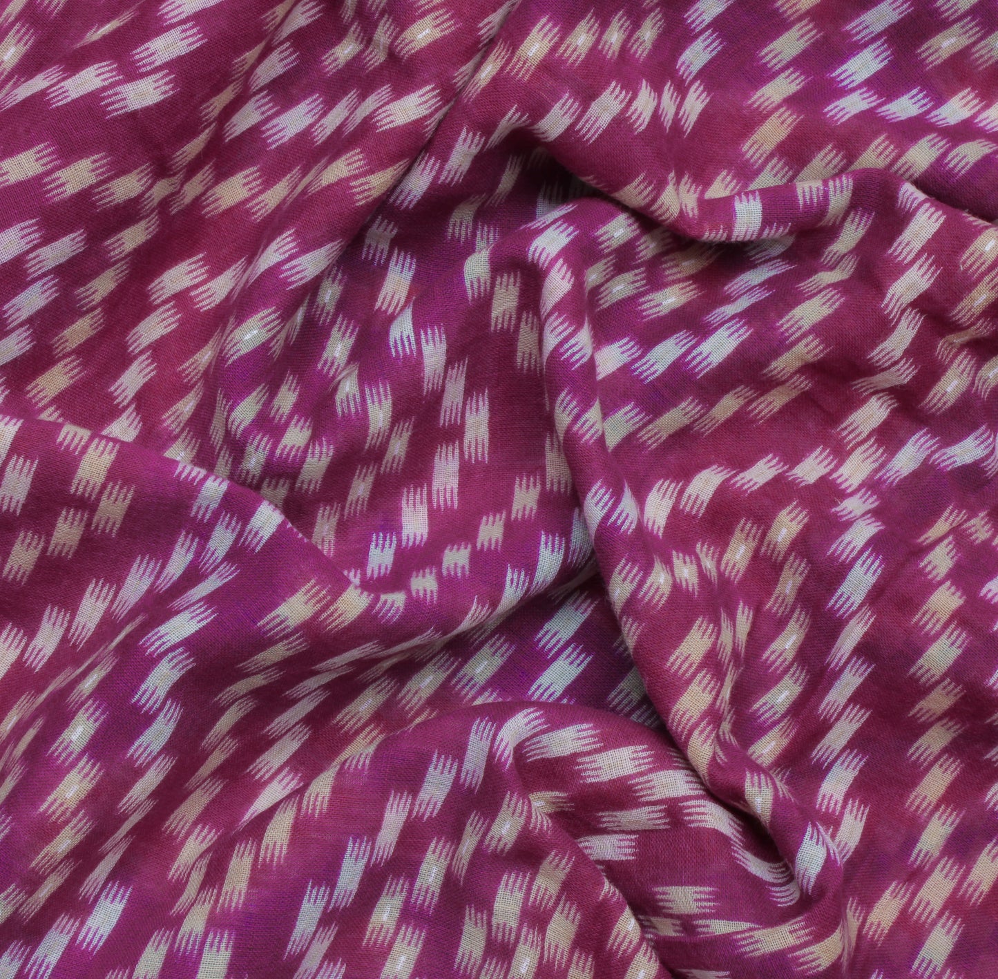 Sushila Vintage Purple Saree 100% Pure Cotton Printed 5 Yard Soft Craft Fabric