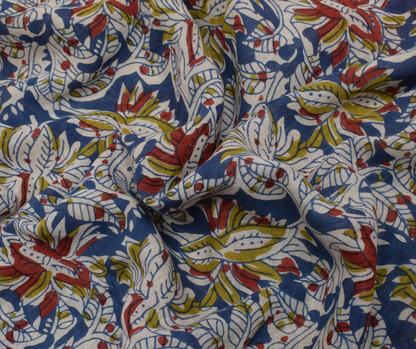 Sushila Vintage Maroon Saree Pure Cotton Kalamkari Printed Soft Craft Fabric