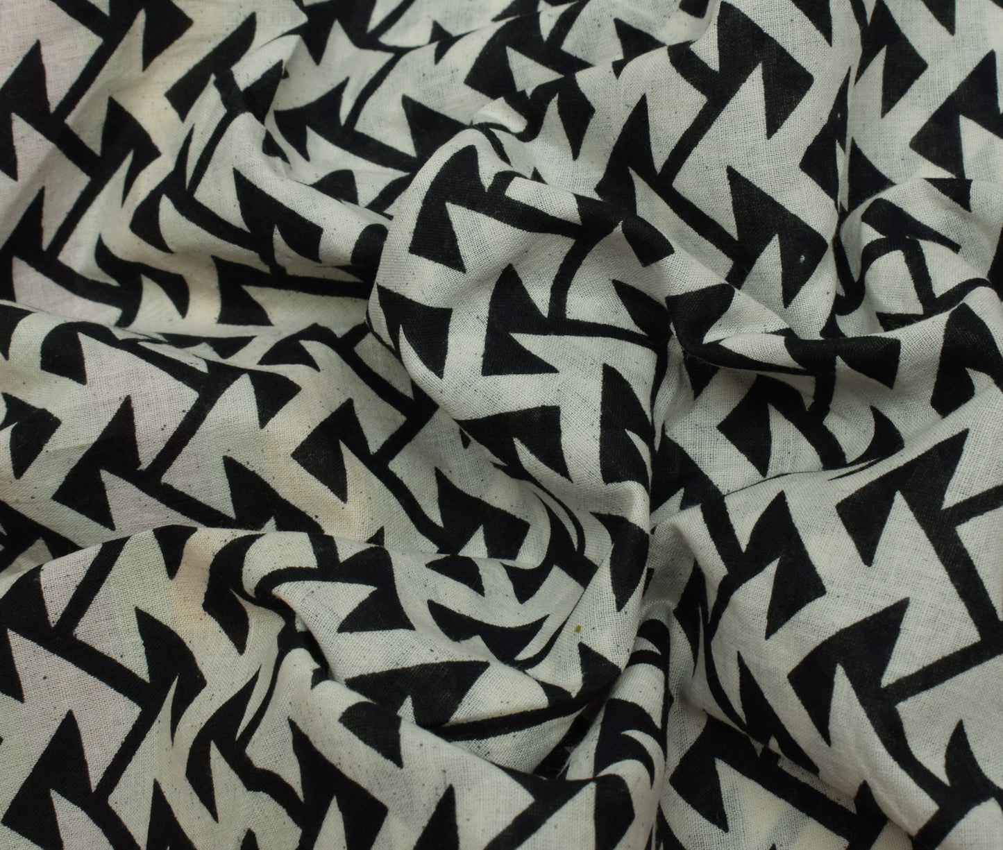 Sushila Vintage Indian White Saree 100% Pure Cotton Printed Craft Sari Fabric