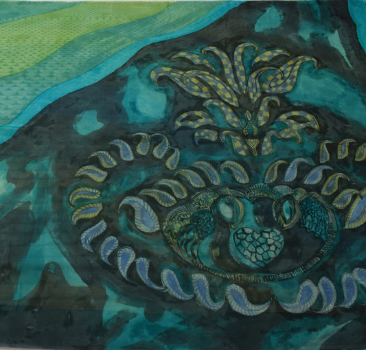 Sushila Vintage Branded Saree 100% Pure Georgette Laheriya Printed Craft Fabric