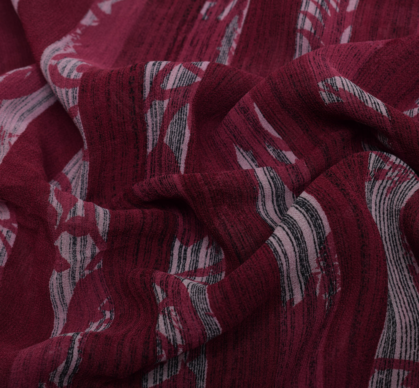 Sushila Vintage Pink Saree 100% Pure Georgette Silk Printed Floral Craft Fabric