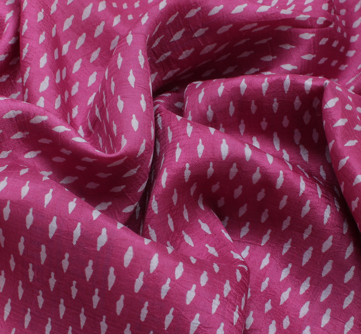 Sushila Vintage Purple Saree 100% Pure Silk Printed Soft Craft 5 Yard Fabric