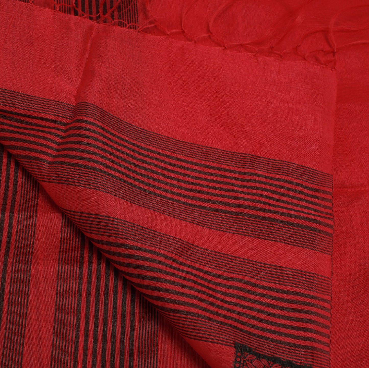 Sushila Vintage Red Indian Dupatta Blend Silk Woven Long Stole Scarves Hijab