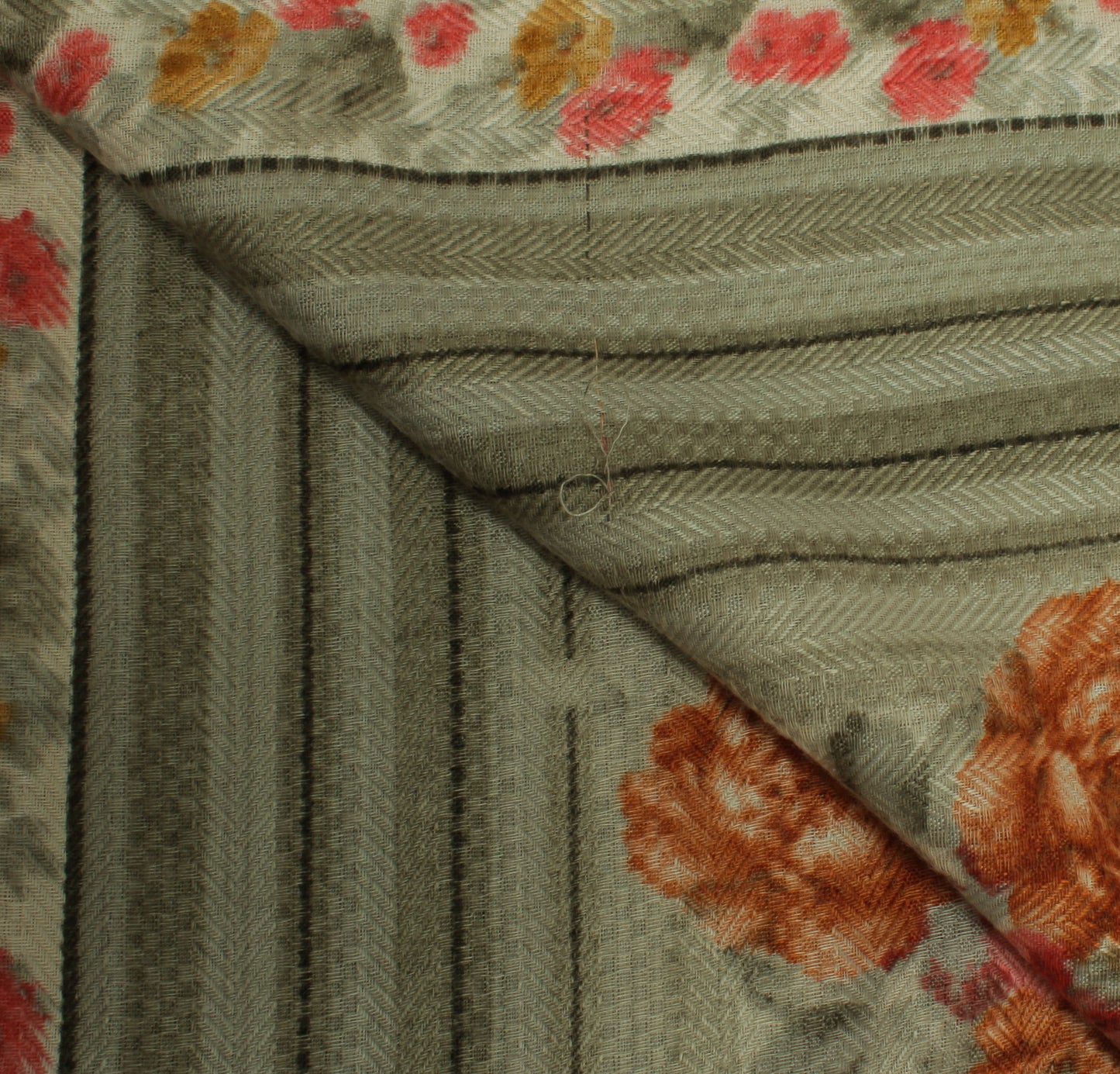 Sushila Vintage Indian Dupatta Blend Silk Printed & Woven Long Stole Veil