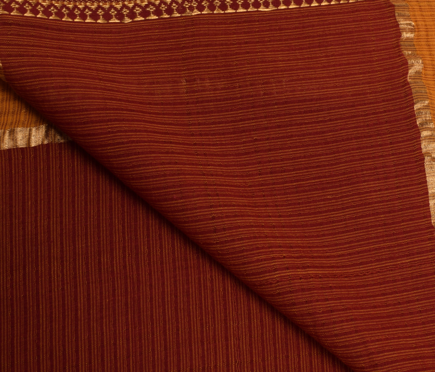 Sushila Vintage Rust Indian Dupatta 100% Pure Cotton Long Stole Scarves Hijab