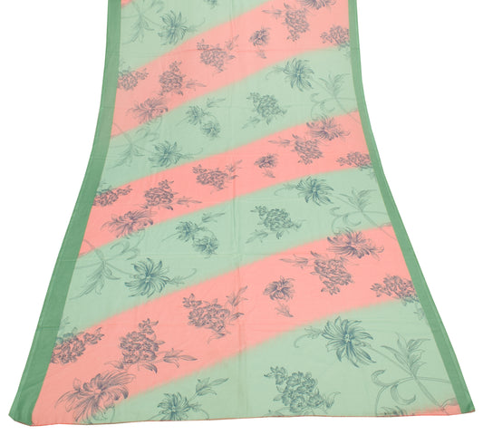 Sushila Vintage Multi-Color Indian Dupatta Blend Cotton Printed Long Stole Hijab