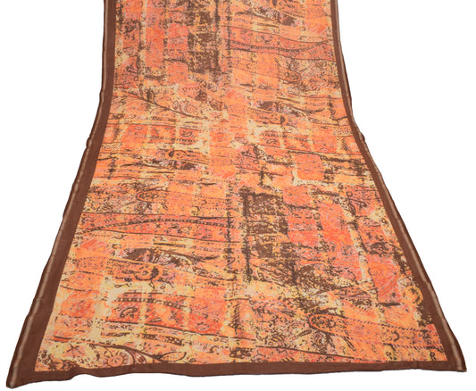 Sushila Vintage Indian Dupatta 100% Pure Cotton Printed Long Stole Hijab