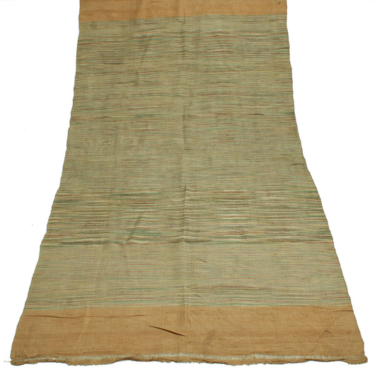Sushila Vintage Multi- Color Dupatta Pure Cotton Woven Long Stole Veil Scarves