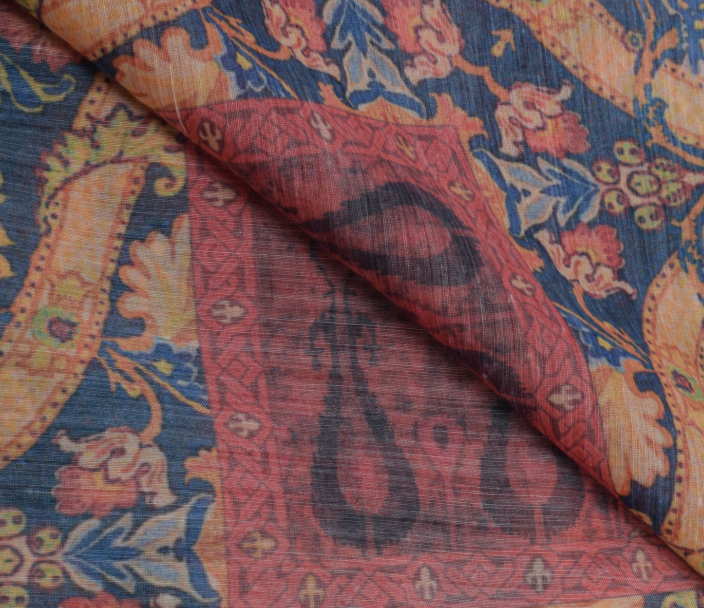 Sushila Vintage Indian Dupatta Blend Cotton Printed Long Stole Veil Scarves