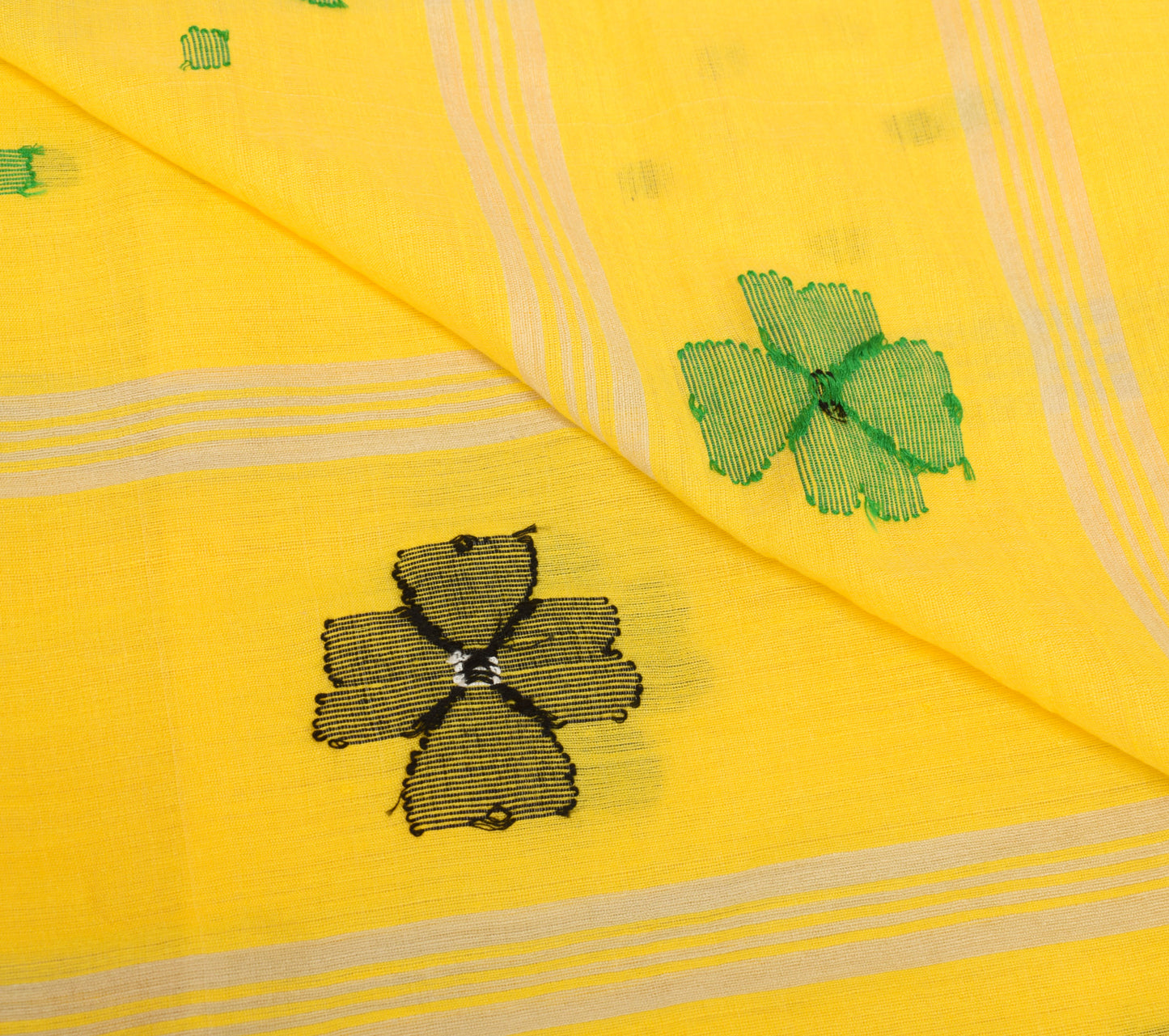 Sushila Vintage Indian Dupatta 1005 Pure Cotton Tant Woven Long Stole Scarves