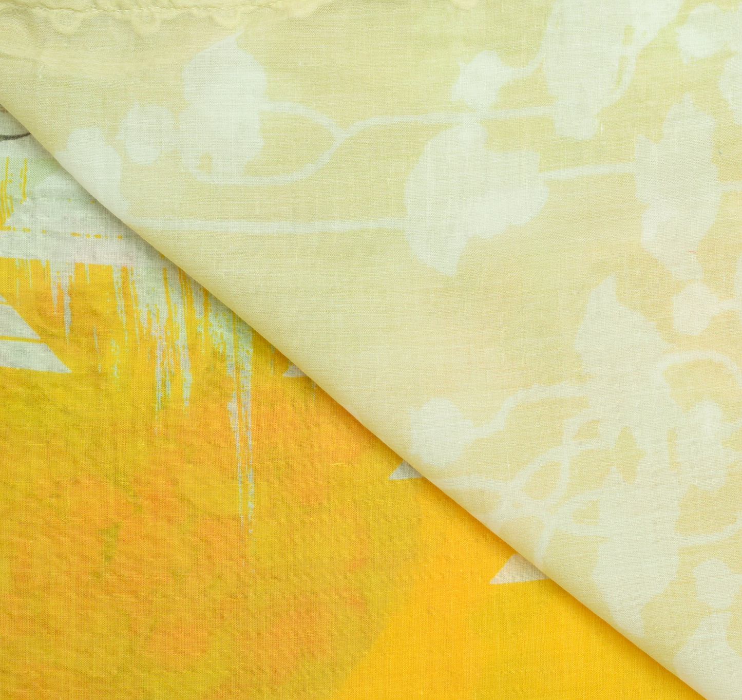 Sushila Vintage Green Dupatta 100% Pure Cotton Printed Floral Long Stole Scarves