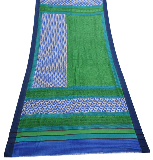 Sushila Vintage Multi-Color Dupatta 100%Pure Woolen Woven Floral Long Stole Veil