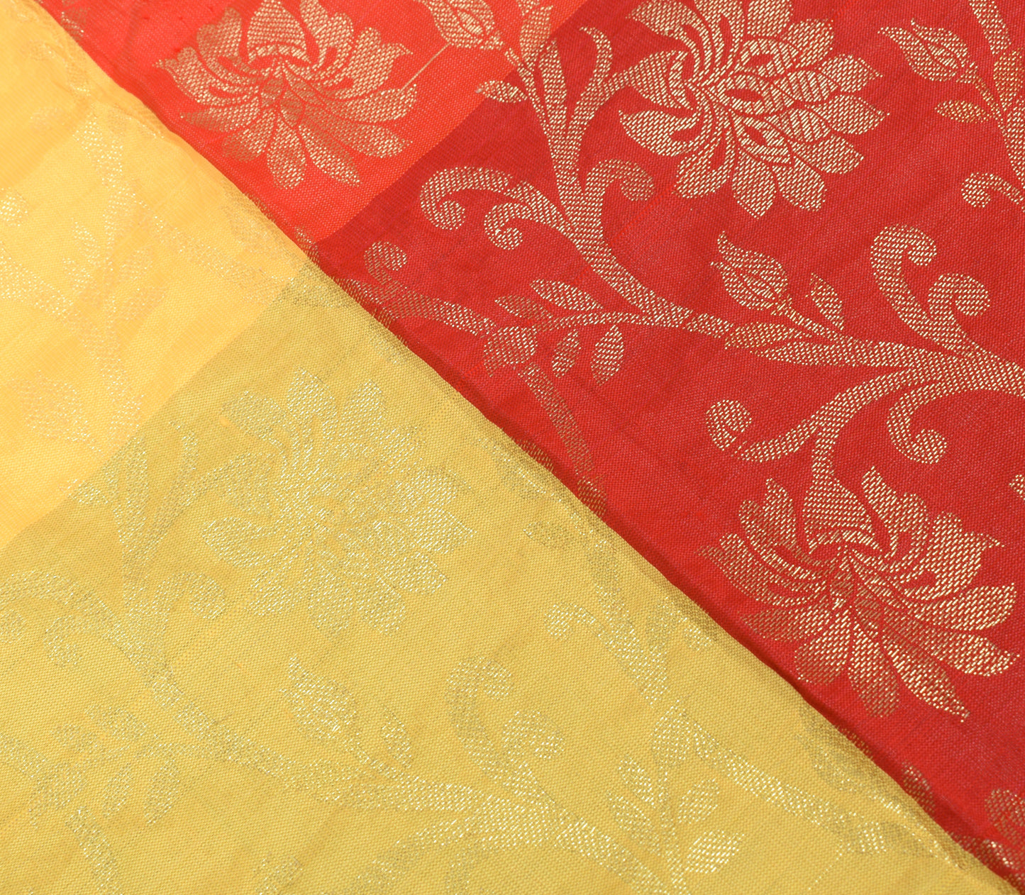 Sushila Vintage Multi-Color Indian Dupatta Indian Art Silk Woven Long Stole Wrap