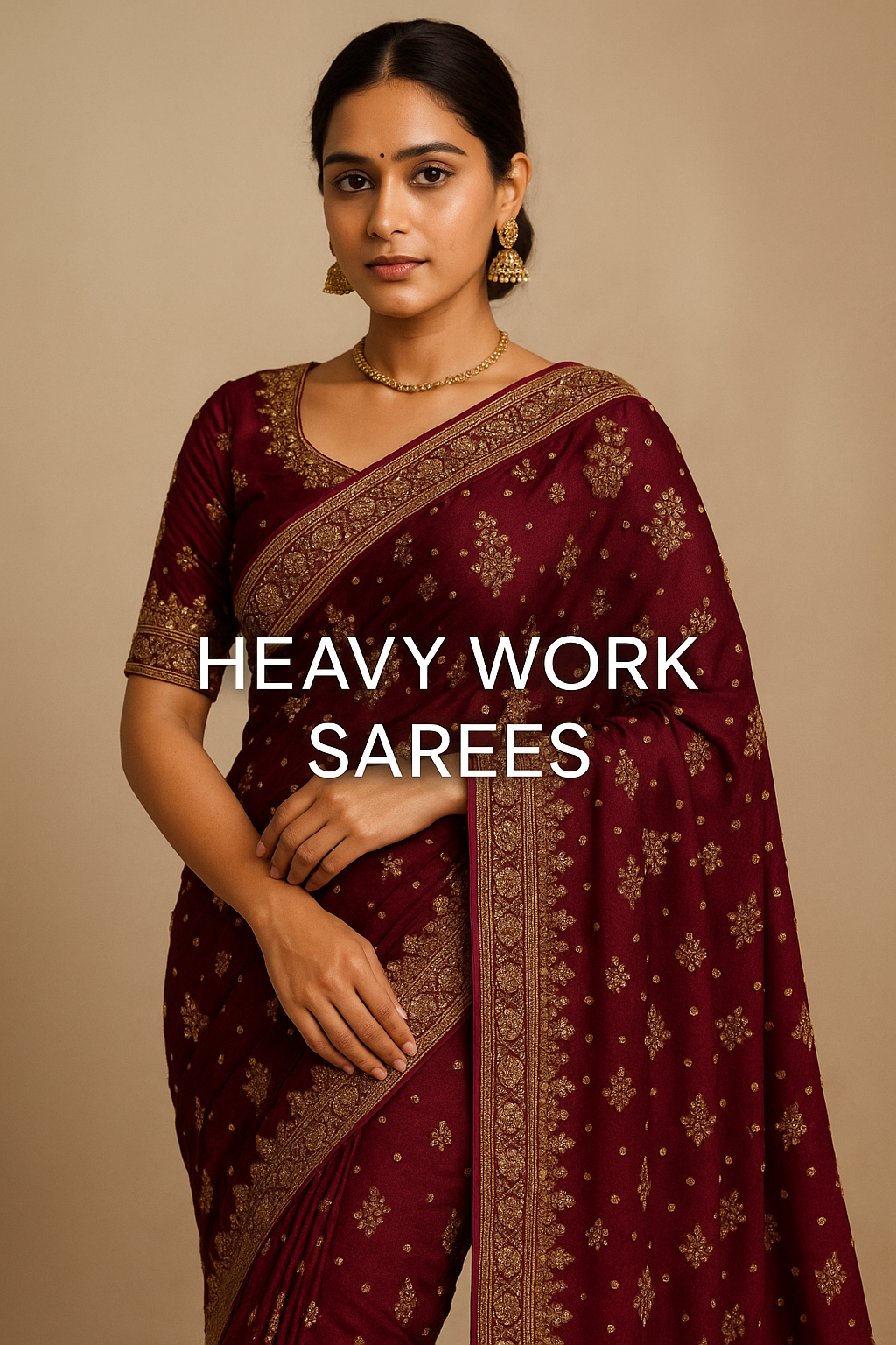 Heavy Work Sarees