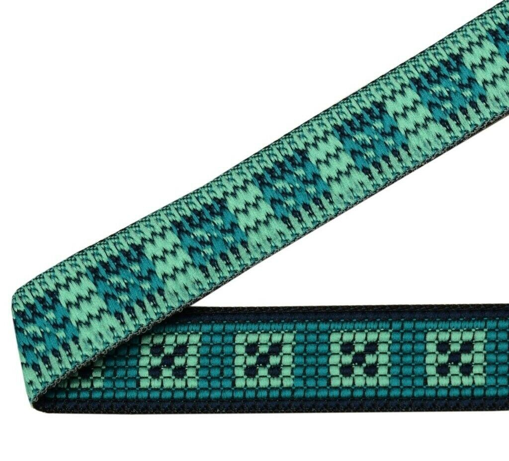 3 Yard Sari Border Indian Craft Trim Sewing Ribbon Lace Edging Tape Black Green