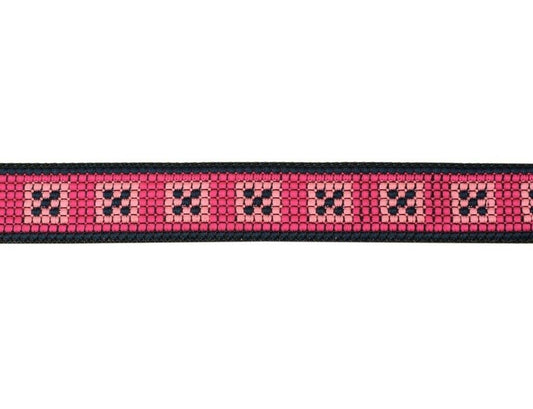 3 Yard Sari Border Indian Craft Trim Sewing Ribbon Lace Edging Tape Black Pink