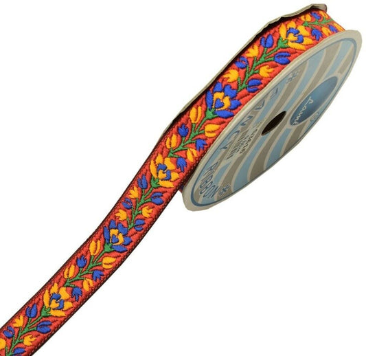 3 Yard Sari Border Indian Woven Craft Trim Sewing Ribbon Lace Edging Tape Maroon