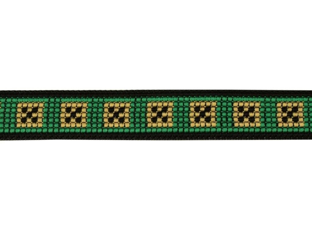 3 Yard Sari Border Indian Craft Trim Sewing Ribbon Lace Edging Tape Black Green