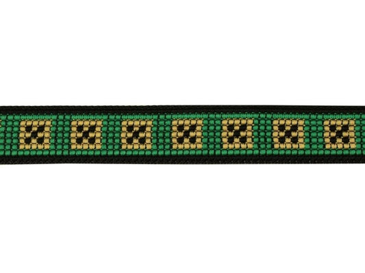 3 Yard Sari Border Indian Craft Trim Sewing Ribbon Lace Edging Tape Black Green