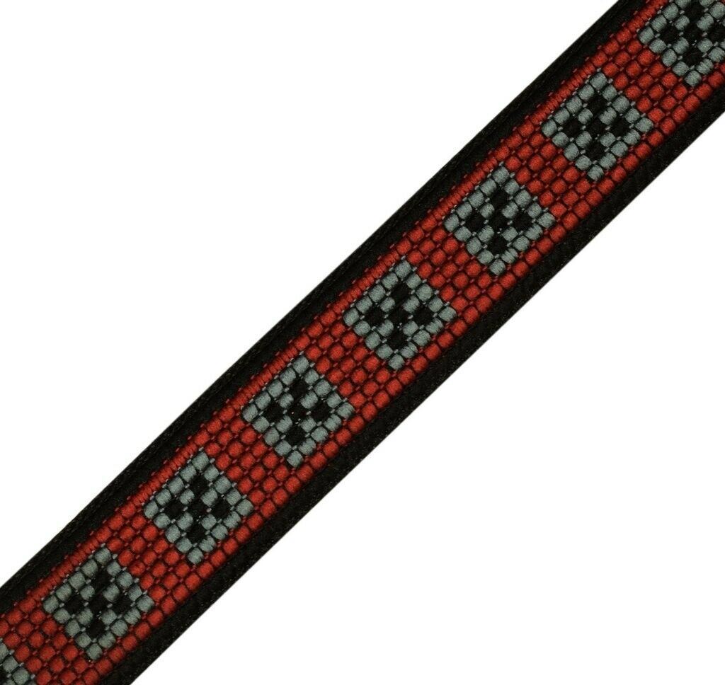 3 Yard Sari Border Indian Craft Trim Sewing Ribbon Lace Edging Tape Black Maroon