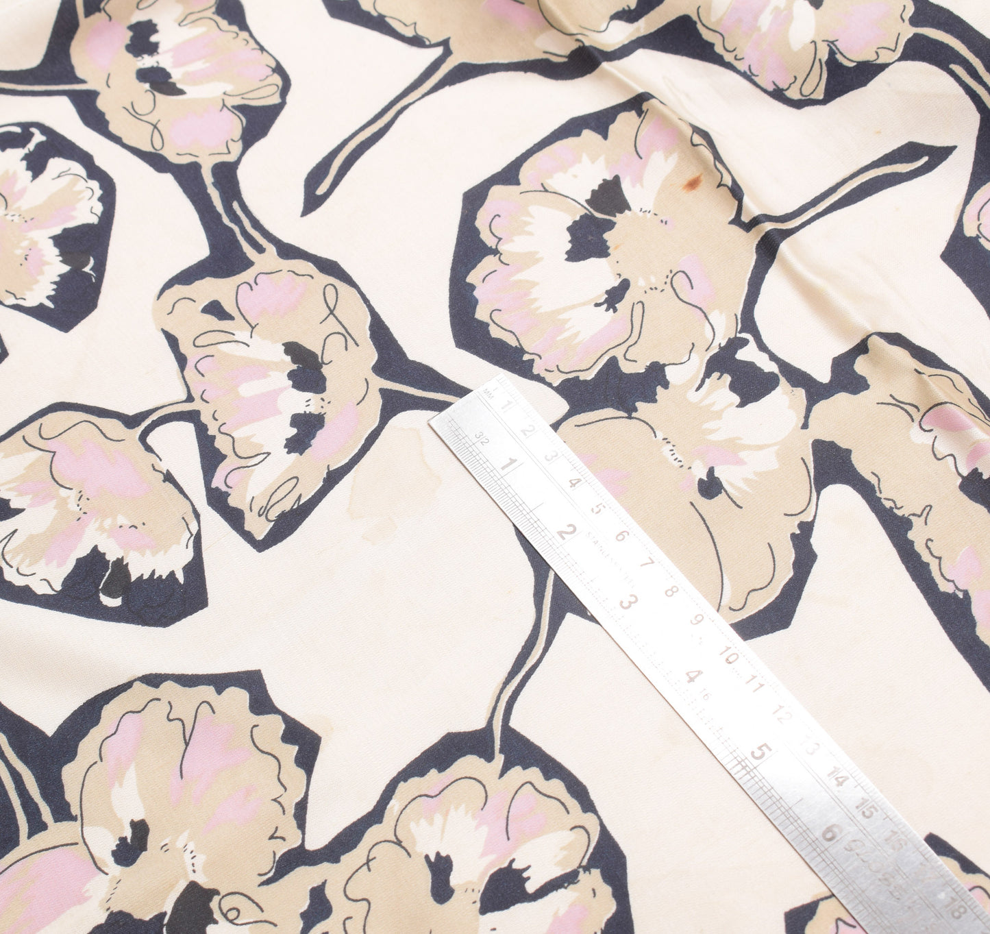 Sushila Vintage Cream Scrap Dupatta Pure Silk Digital Printed Long Stole