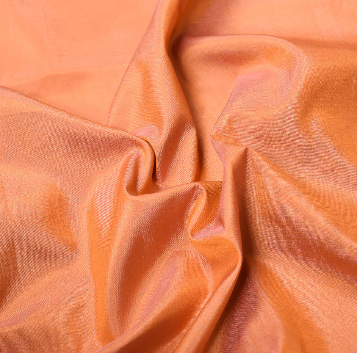 Sushila Vintage Pink Sari Remnant Scrap Pain Pure Silk Dual Toned Craft Fabric