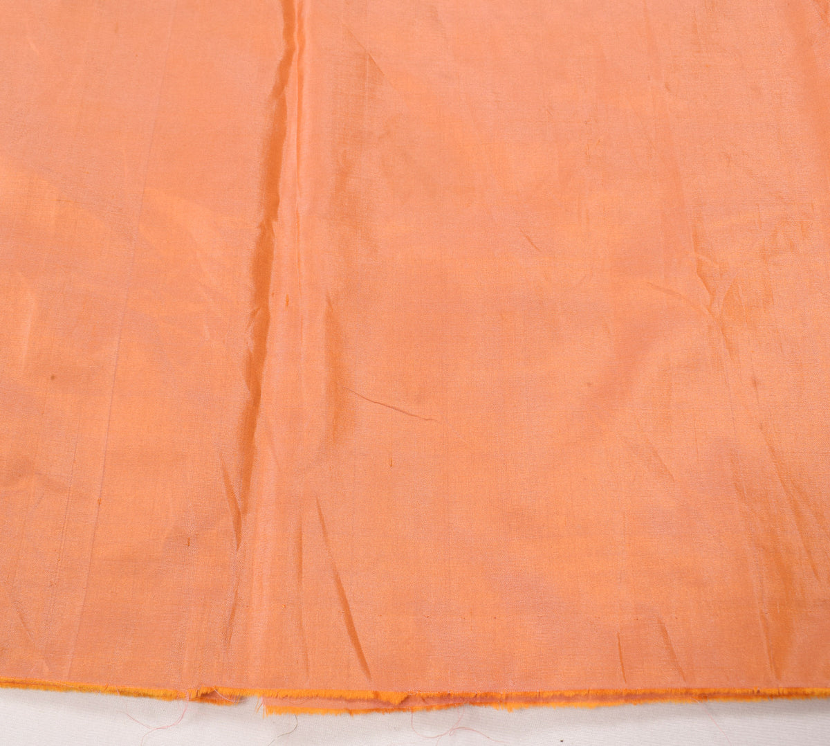 Sushila Vintage Pink Sari Remnant Scrap Pain Pure Silk Dual Toned Craft Fabric
