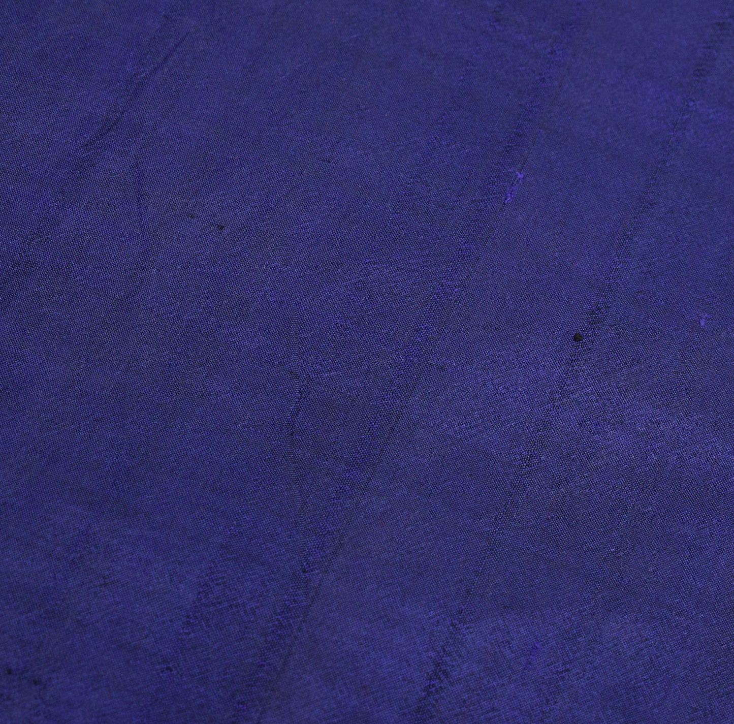Sushila Vintage Blue Pure Silk Sari Remnant Scrap 5YD Soft Craft Fabric
