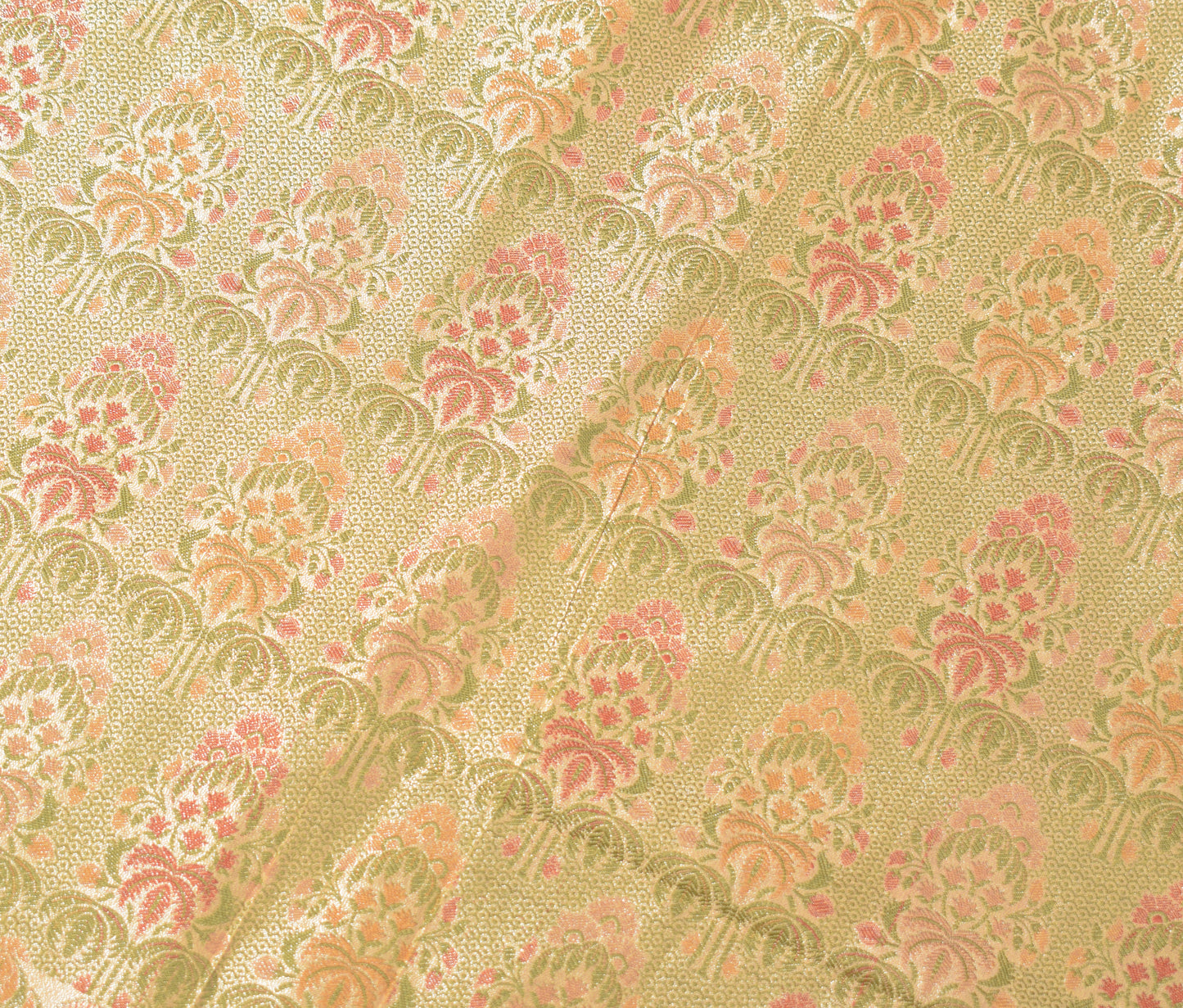 Sushila Vintage Woven Pink Saree Pure Tussar Silk Embroidered Sari Craft Fabric