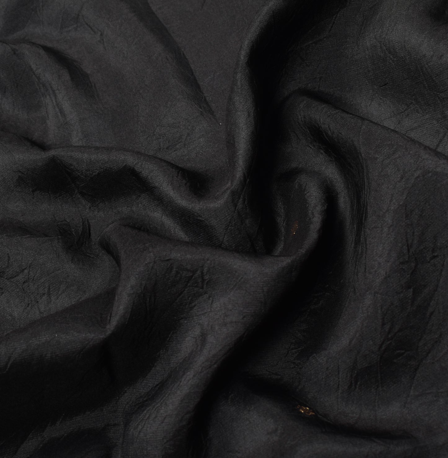 Sushila Vintage Black Zari Brocade Saree Pure Silk HEAVY 5YD Sari Craft Fabric