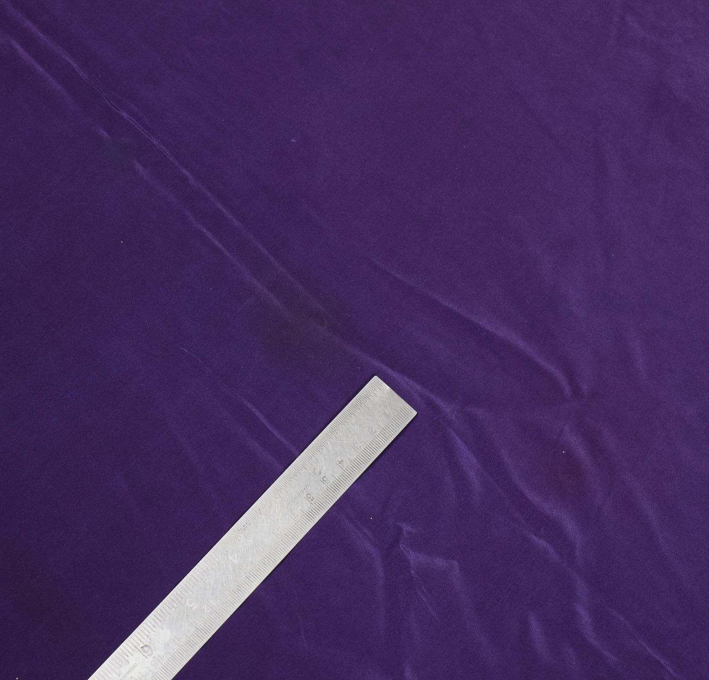 Sushila Vintage Purple Zardozi Work Saree HEAVY Pure Crepe Silk Soft Sari Craft Fabric