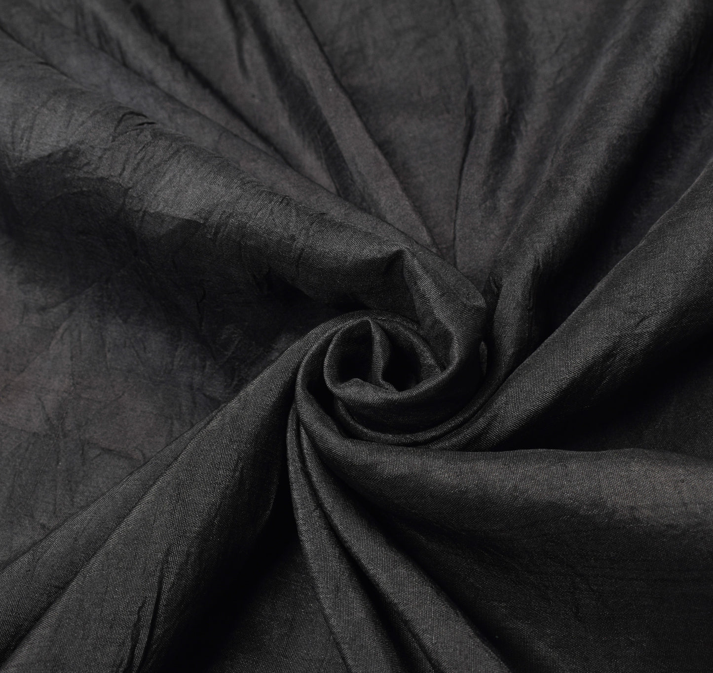 Sushila Vintage Black Embroidered Saree Pure Khadi Silk HEAVY Sari Craft Fabric